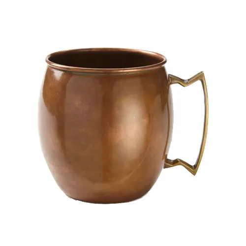 American Metalcraft ACM Moscow Mule Mug, 14 oz, 2-3/4" Dia × 3-1/2" H, Antique Copper Satin Finish