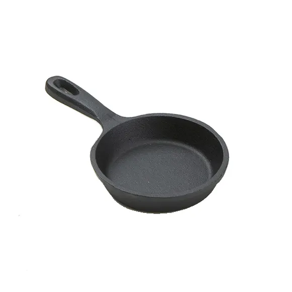 American Metalcraft CIS41 Mini Fry Pan, 3.5 Oz Cast Iron, 3‑7/8" Dia X 3/4" H, 3" Handle, Hand Wash