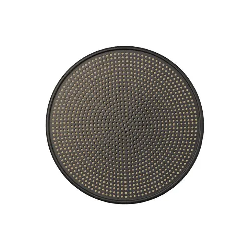 American Metalcraft HC28712 Mega Pizza Screen, 12" ID x 12-3/4" OD, 3/32" Holes, Anodized Aluminum