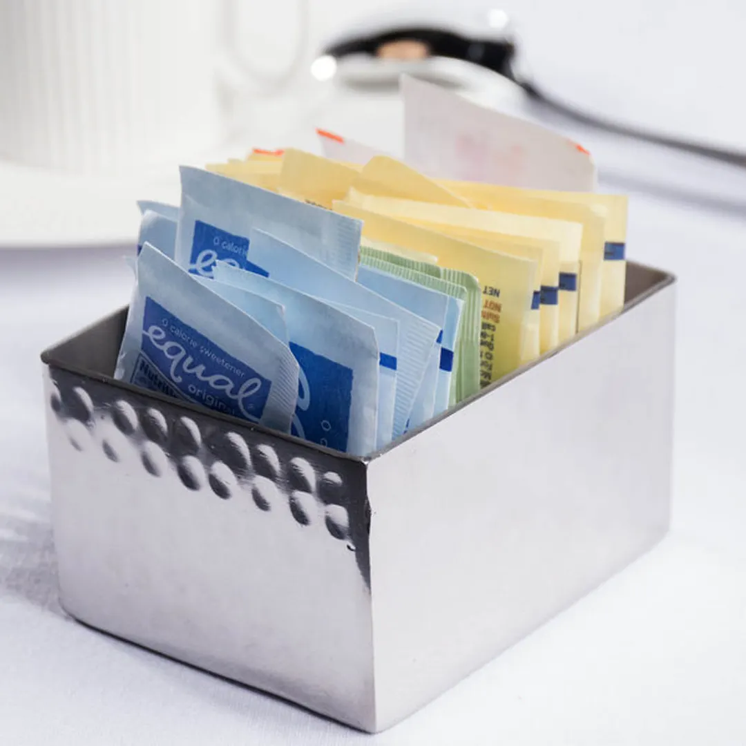 American Metalcraft HMSPH4 Stainless Steel Sugar Packet Holder / Caddy