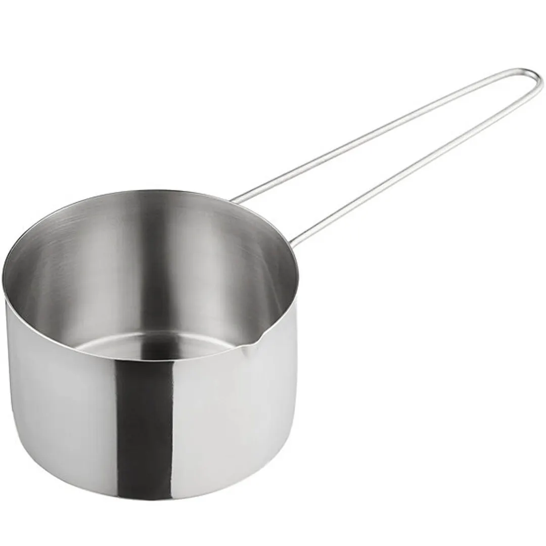 American Metalcraft MCL200 6" Handle Stainless Steel Measuring Cups,2 Cups