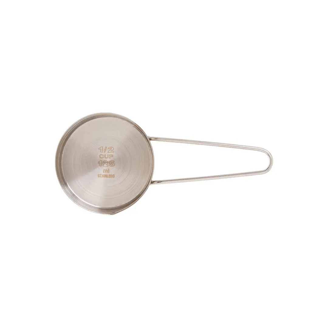 American Metalcraft MCW12 Stainless Steel Measuring Cups with Wire Loop Handle
