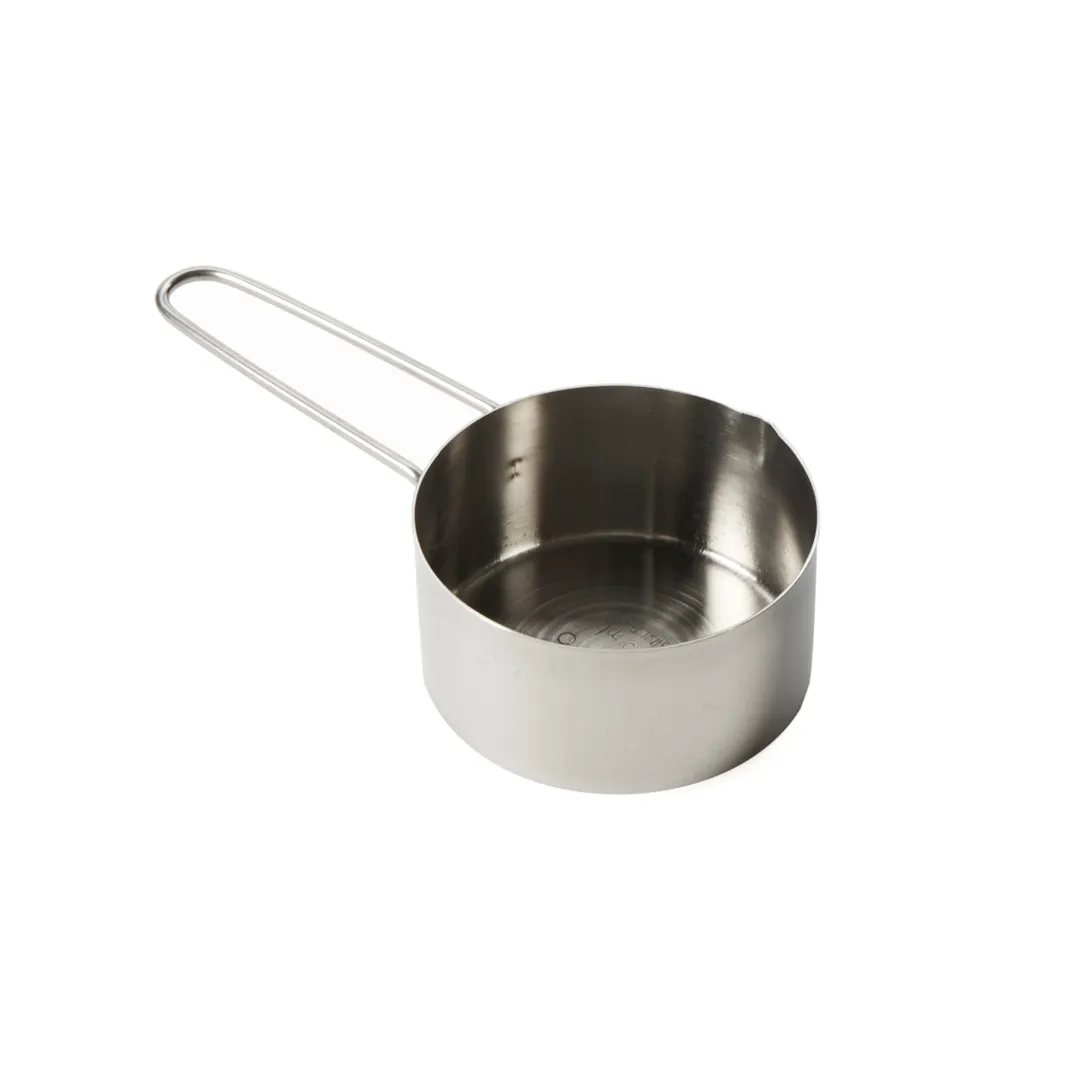 American Metalcraft MCW75 Measuring Cup - 3/4 Cup (6 Oz) Stainless Steel With Wire Loop Handle