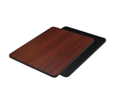 American Tables & Seating ADL2430-B/DM Rectangular 24" X 30" Laminate Reversible Table Top, T-Mold Edge