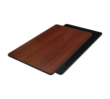 American Tables & Seating ADL3048-B/DM Rectangular 30" X 48" Laminate Reversible Table Top, T-Mold Edge
