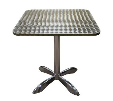 American Tables & Seating AL3030 Square 28" X 28" Dining Height Indoor Pedestal Table