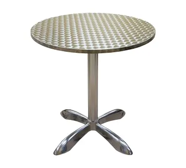 American Tables & Seating AL30 Round 28" Diameter Dining Height Indoor Pedestal Table