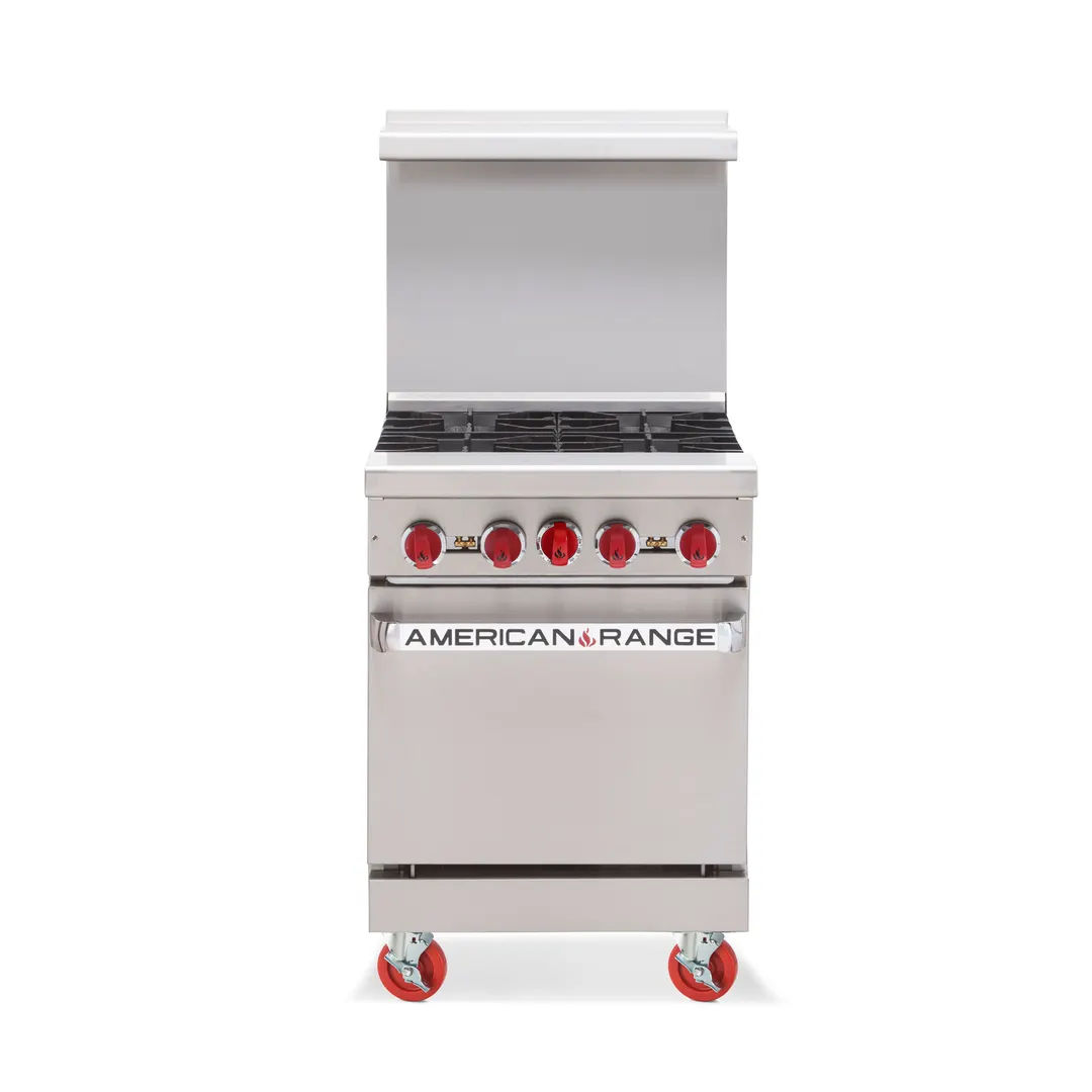 American Range AR-12G-2B-SB 24" Gas Restaurant Range