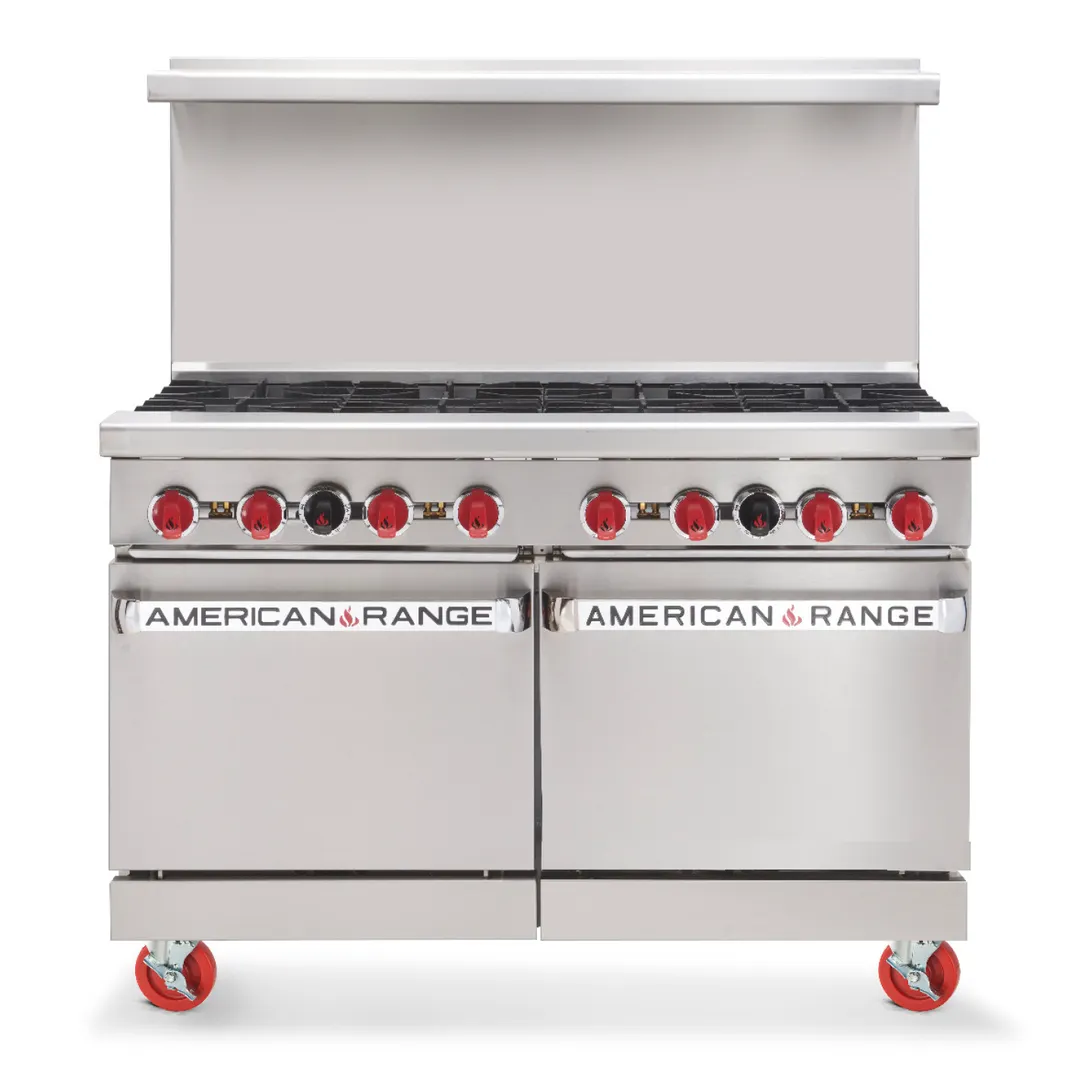 American Range AR-12G-6B-CL-SBR 48" Gas Restaurant Range