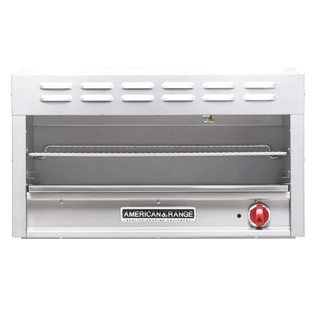 American Range ARCM-36 36" Gas Cheesemelter, (1) Infra-Red Burner with Manual Control