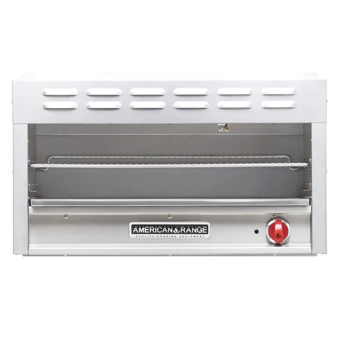 American Range ARCM-60 60" Gas Cheesemelter, (2) Infra-Red Burners with Manual Controls