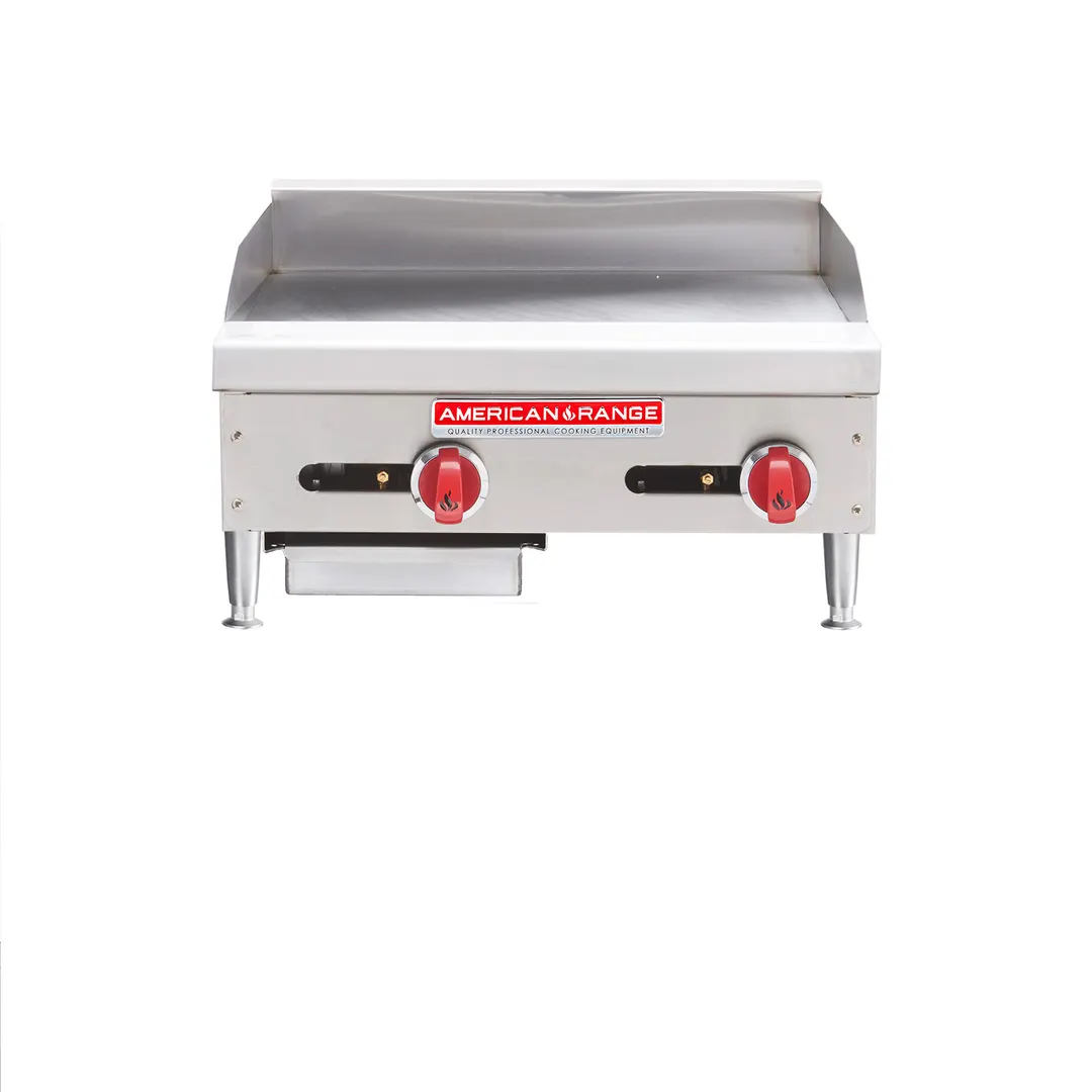 American Range ARMG-60-24 60" Gas Countertop Griddle w/ Manual Controls, 24" Depth, 150.000 BTU