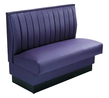 American Tables & Seating AS-3612-W GR6 12 Channel Back, Upholstered Wall Bench, 36" Height