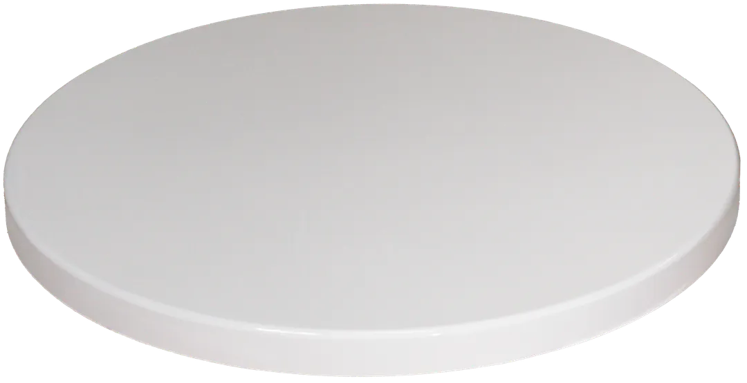 ATS ATR36-PW Round Resin Table Top, 36" Dia., Pure White, High Gloss Finish
