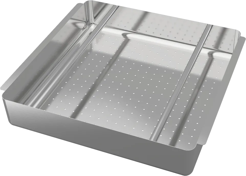 ATS MET-SDT-2020 Pre-Rinse Basket, Fits 20" X 20" X 4" Deep Pre-Rinse Bowl