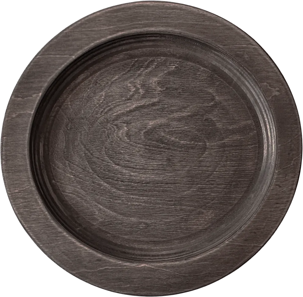ATS UR9 Wood Underliner, 11" Round Walnut Stain, Hand Wash Only, Wood Material, Made in USA - Case