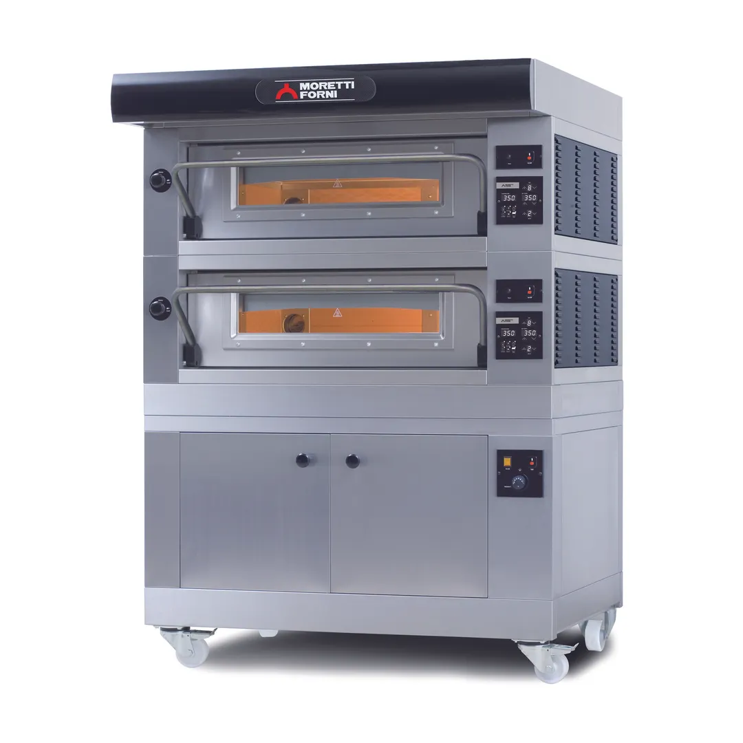 AMPTO AMALFI C2 52" Electric Pizza Oven, Double Deck, (18) 12" or (8) 18" Pizza Capacity
