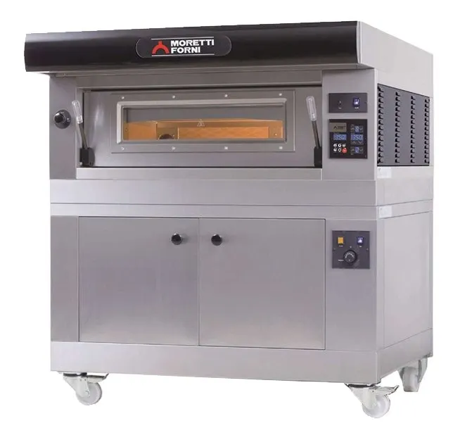 Moretti Forni AMALFI D1 46" Electric Pizza Deck Oven, 1-Deck Brick, Dual-Power, 12-12" or 5-18" Pizzas
