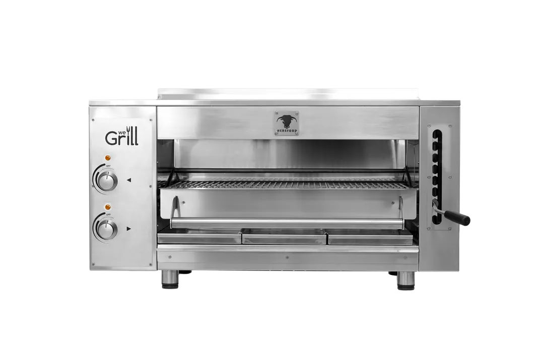 AMPTO HEREFORD-E Infrared Overfire Broiler, Single Deck Countertop, Electric