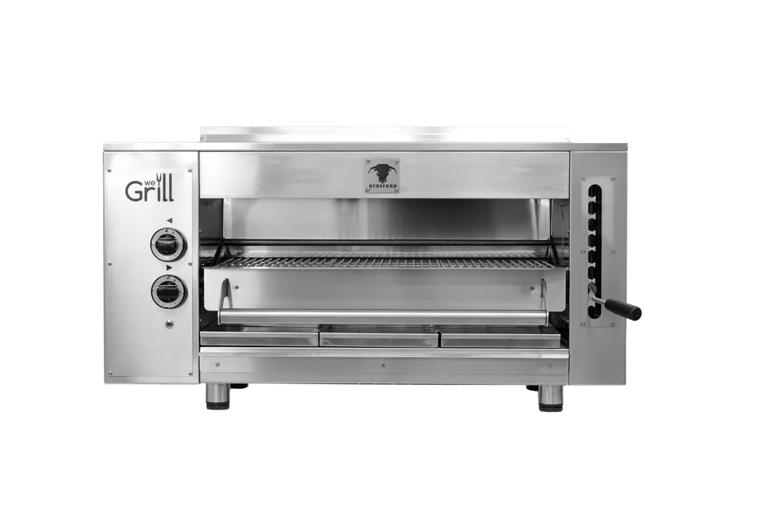 AMPTO HEREFORD-G Infrared Overfire Broiler, Single Deck Countertop, Gas