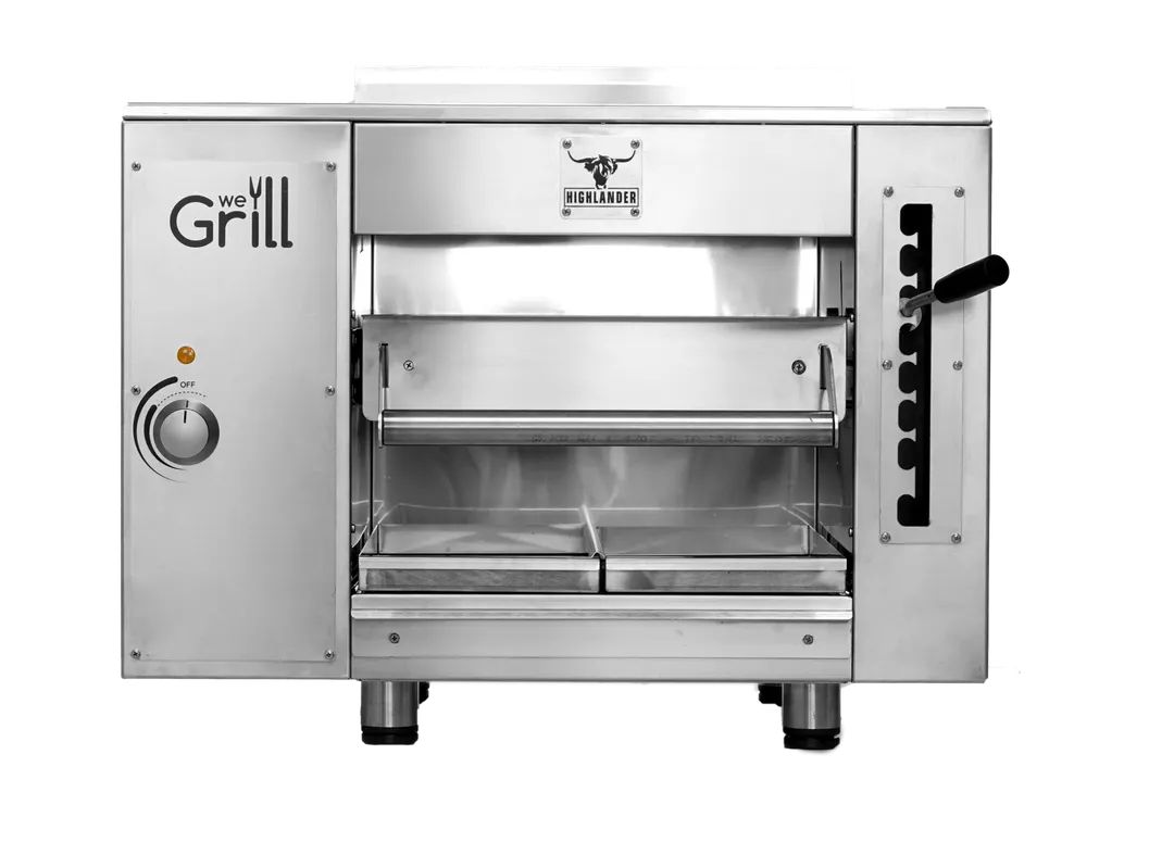 AMPTO HIGHLANDER-E Infrared Overfire Broiler, Single Deck Countertop, Electric