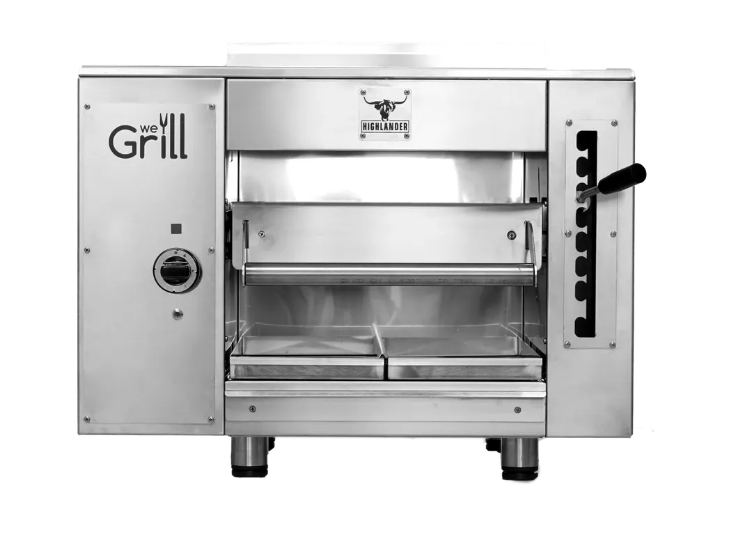 AMPTO HIGHLANDER-G Infrared Overfire Broiler, Single Deck Countertop, Gas