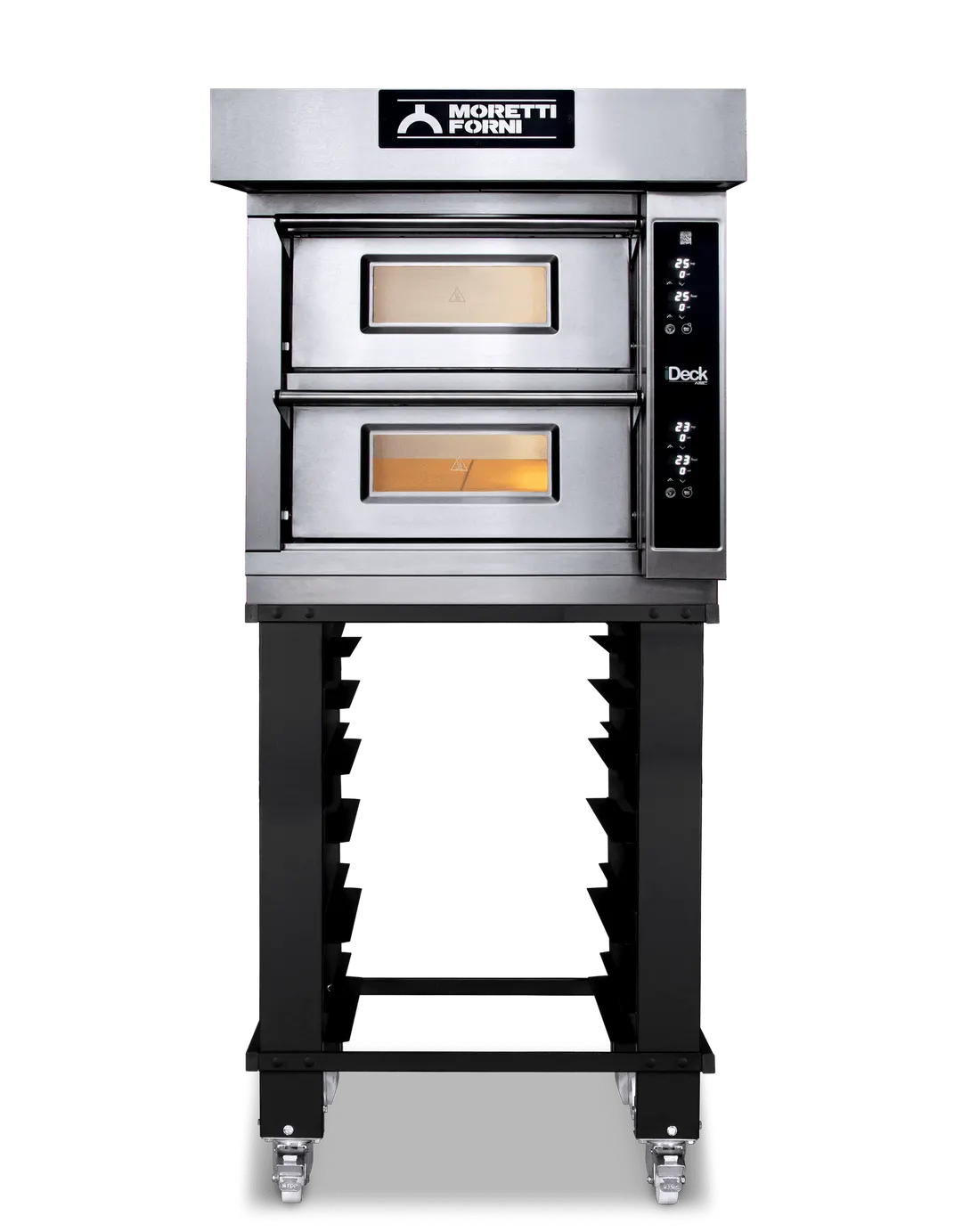 Moretti Forni ID-D 72.72 Electric Pizza Deck Oven, 2‑Deck Stone
