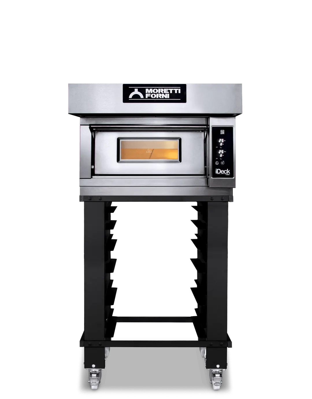 Moretti Forni ID-M 72.72 28" Electric Pizza Deck Oven, 1‑Deck Stone, Dual‑Power, 4.2 kW, 230 V