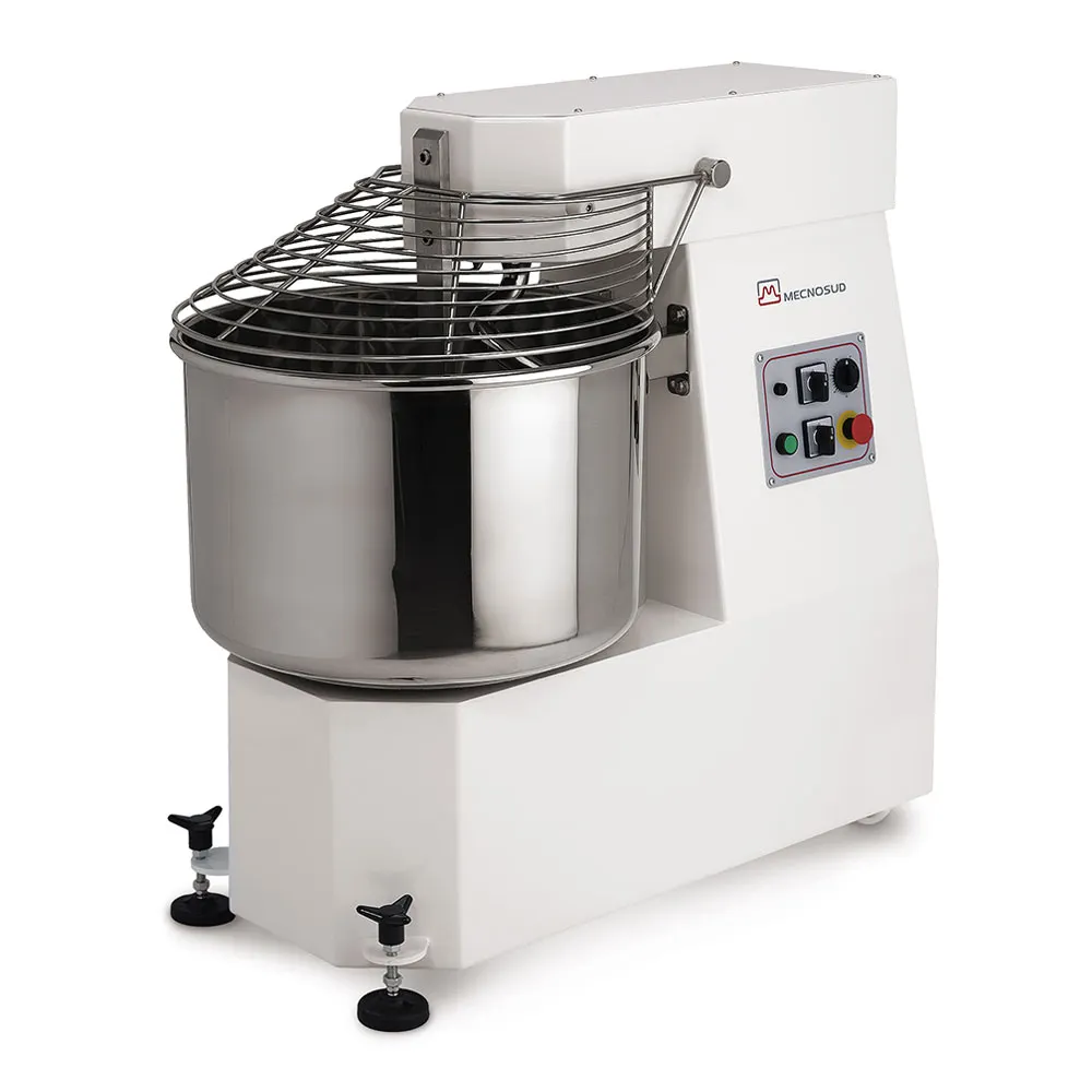 AMPTO IM60DUS Spiral Mixer with 80 qt Fixed Bowl, 2-Speed, 132 lbs Dough Capacity, 4-1/2 hp