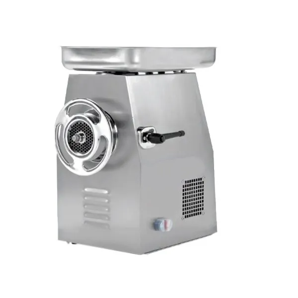 AMPTO MCC32S 3 HP Electric Meat Grinder, 1325 lbs/hr, #32 Hub, 1/4" Plate, 140 RPM, 16"x12" Feed Pan, 304 Stainless Steel