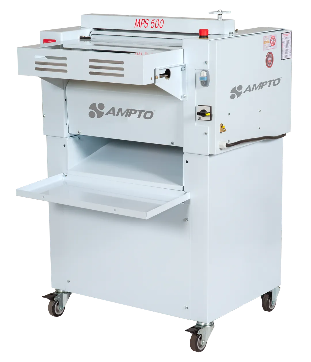 AMPTO MPS500 Floor Model Dough Bread Moulder, 19.68" Rollers, 1/4 HP