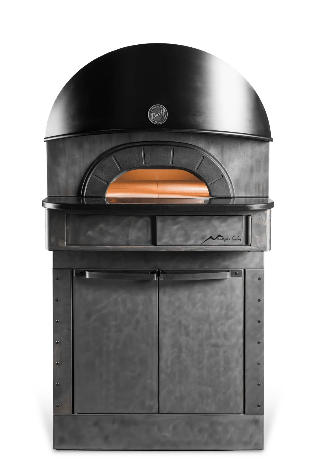 Moretti Forni NEAPOLIS 4 43" Electric Pizza Deck Oven, Single Brick Deck, Dual-Power