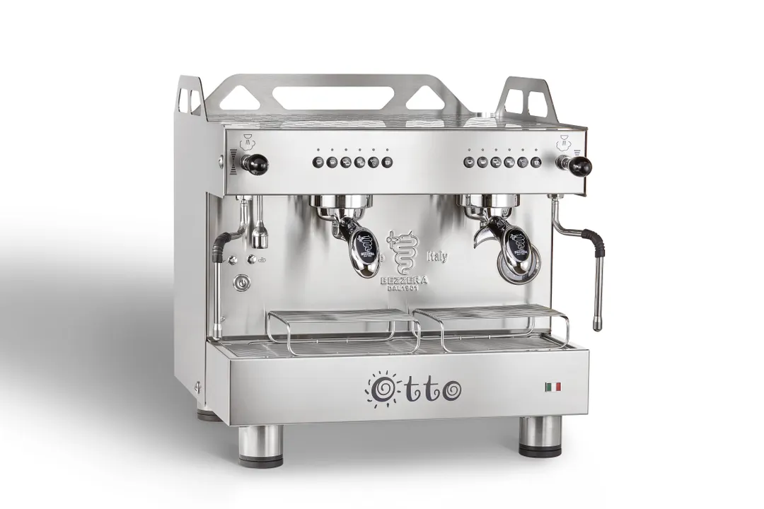 AMPTO OTTOCDE2IS4 Bezzera Espresso Cappuccino Machine w/ 2-Group, Automatic, 2.1-Gal.