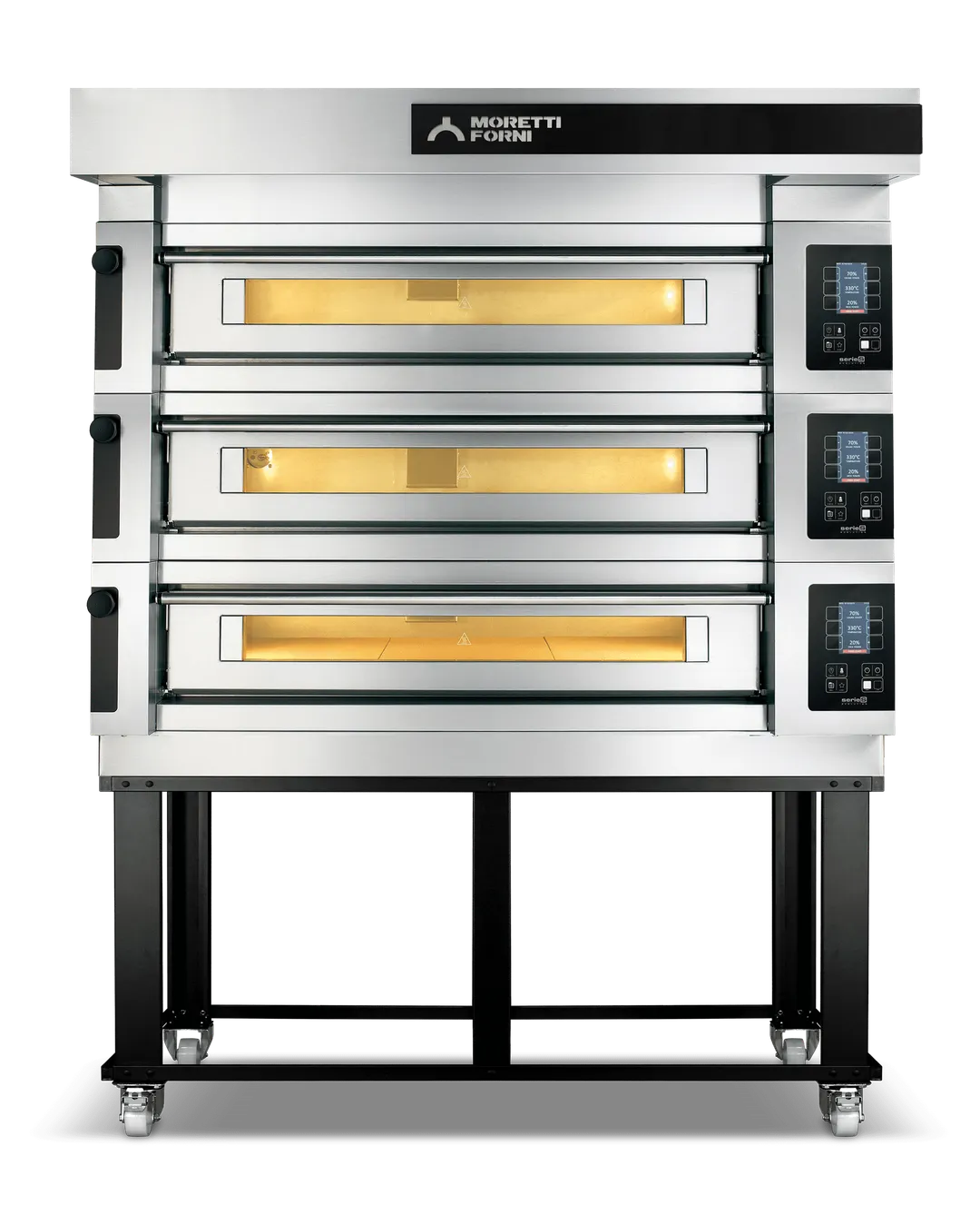 Moretti Forni S125E3 49'' Electric Triple Deck Pizza Oven