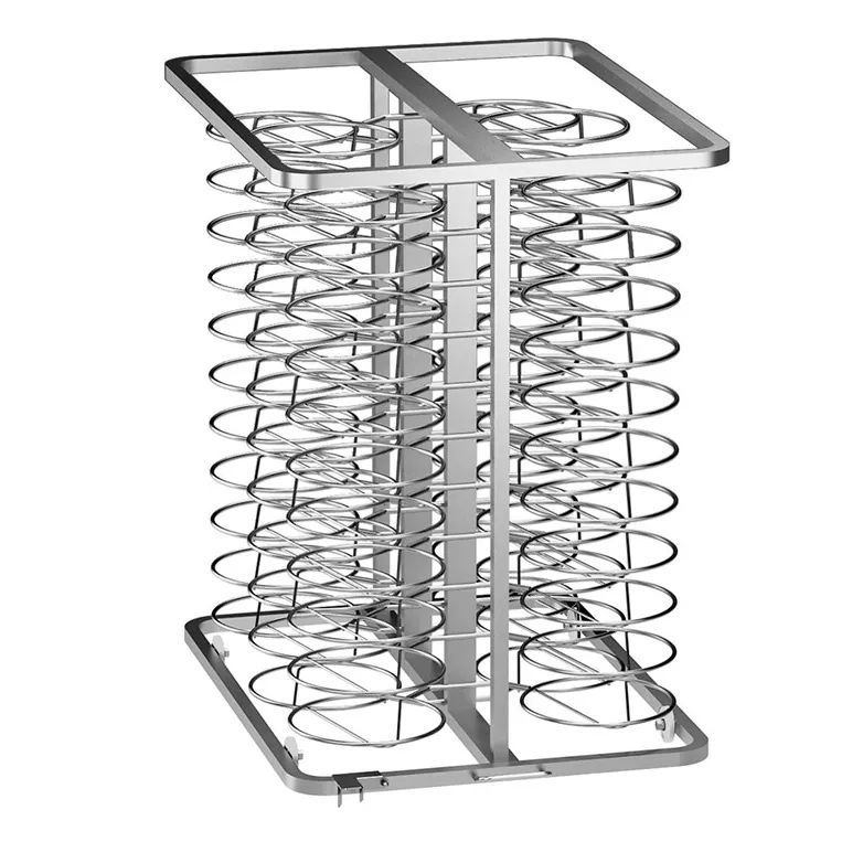 Angelo PO SPX122 Roll-In Rack, (68) Plate Capacity, 11.8" Diameter