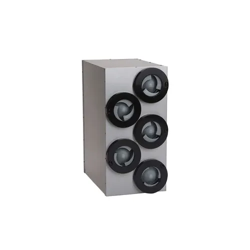 Antunes DACS-50 In-Counter Dial-A-Cup Dispenser with Five DAC-10 Components
