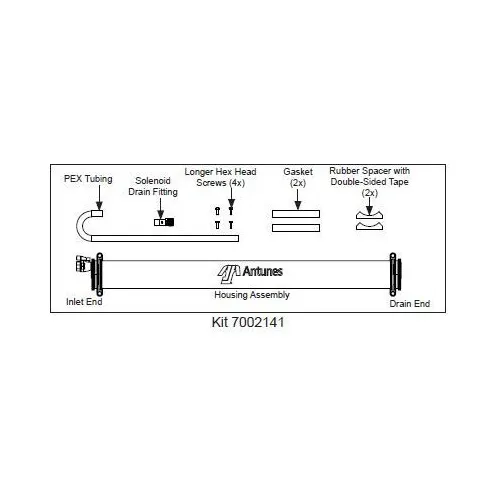 Antunes VZN ULTRAFILTER HOUSING KIT 7002141 for Multiple Applications Water Filtration System