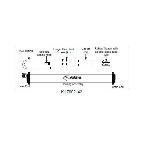 Antunes VZN ULTRAFILTER HOUSING KIT 7002142 the Vzn Ultrafilter Housing Retrofit Kit Is Designed For Vzn-441H