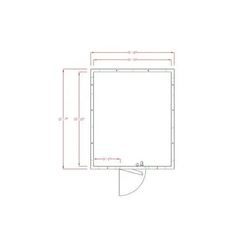 American Panel 10X12F-O 10' X 12' Outdoor Walk-In Freezer w/ Floor, Remote