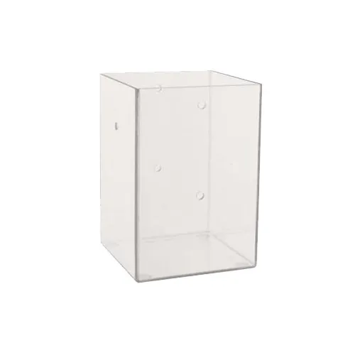 AllPoints 1041127 Straw Holder - Clear Acrylic 4" x 4" Dispenser, Dispense‑Rite Design