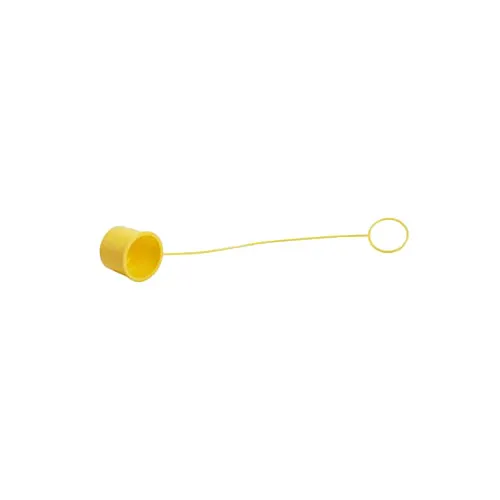 AllPoints 1071133 Dust Cap, 6"L, For Eye Wash Station, Plastic, Yellow