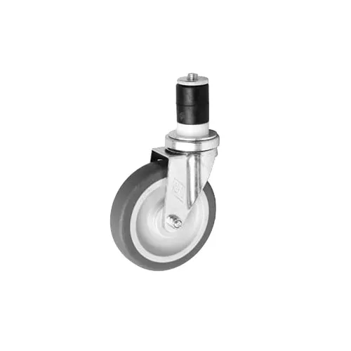 AllPoints 1201136 Caster, Swivel Stem, Medium Duty, 1-1/4"W, 5" Dia.