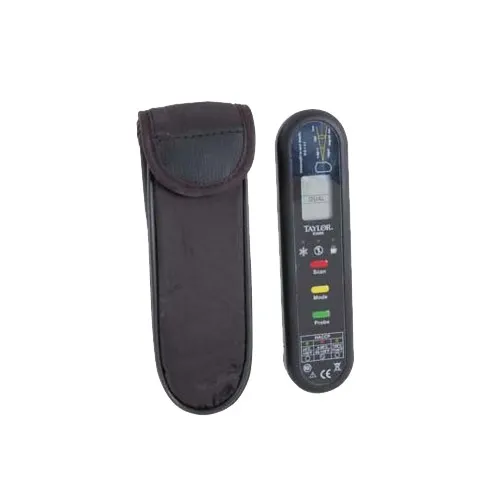 AllPoints 1381246 - Thermometer 4-1/2" Probe, 6" Black, IP65, 32°‑122°F, Min/Max, Auto Off, FDA/NSF