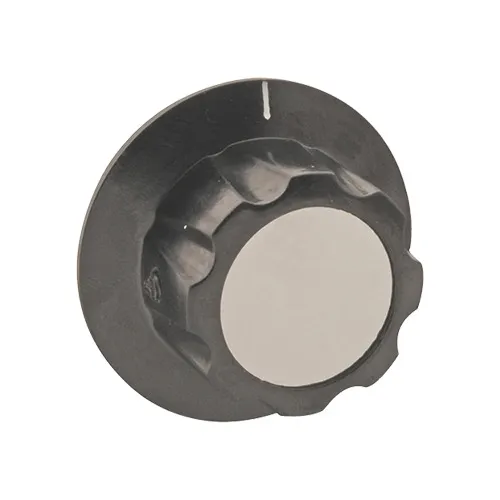 AllPoints 221106 Control Knob, 2" Od X 1"D X 1/4" Id, Black, Plastic