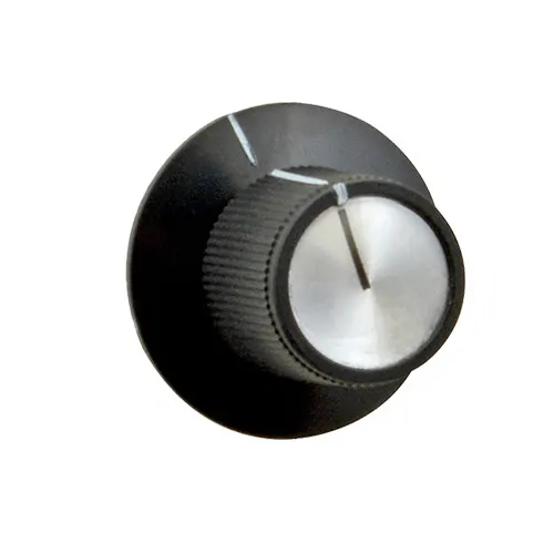 AllPoints 221178 Control Knob, 1-1/8" Od X 13/16"D, .187"D-Stem, Black, Plastic
