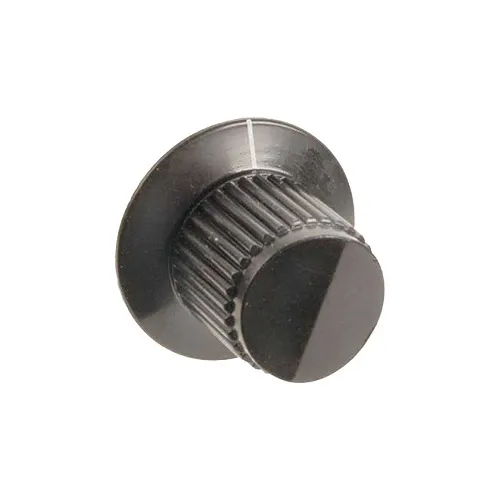 AllPoints 221230 Potentiometer Knob, 1-1/8" Od, Plastic, Black