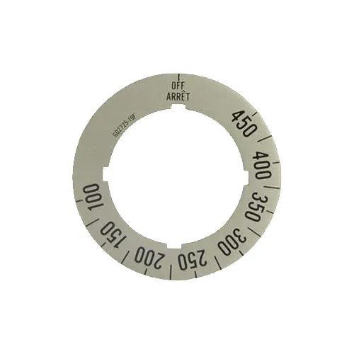 AllPoints 221261 Thermostat Dial Insert, 100° - 450°F