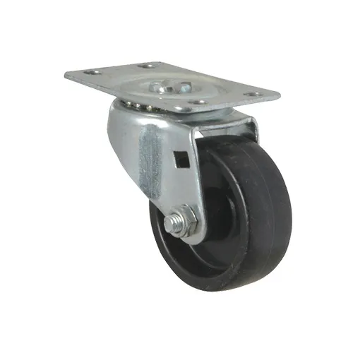 AllPoints 263391 Caster, Swivel Plate, 2" Dia., Black Polyolefin Wheel