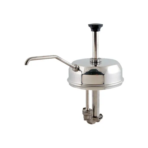 AllPoints 263714 Syrup Pump – Fits #10 Can or 3‑Qt #94009 Jar, 1 oz Per Stroke, Adjustable, Steel, NSF