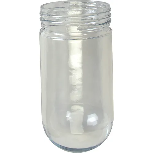 AllPoints 281396 Glass Globe Fixture for Hood Systems, 100W Non‑Coated NSF‑Approved Clear Glass